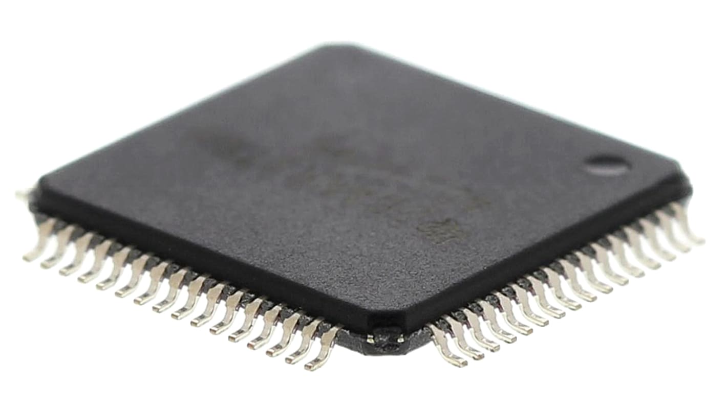 IC front end analogico ADS1298IPAG, 8 canali, 24 bit-, 32ksps SPI, TQFP, 64 Pin
