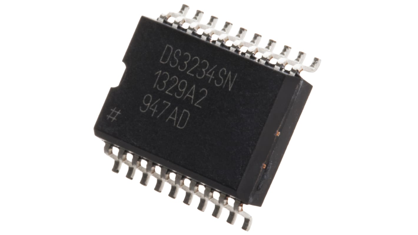 Horloge en temps réel (RTC) Maxim Integrated Série SPI, SOIC, 5.5 V, 256B RAM, 20 broches