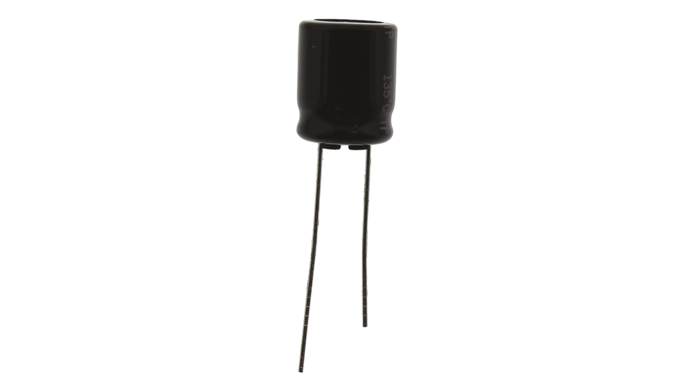 Panasonic 220μF Aluminium Electrolytic Capacitor 25V dc, Radial, Through Hole - EEUTP1E221