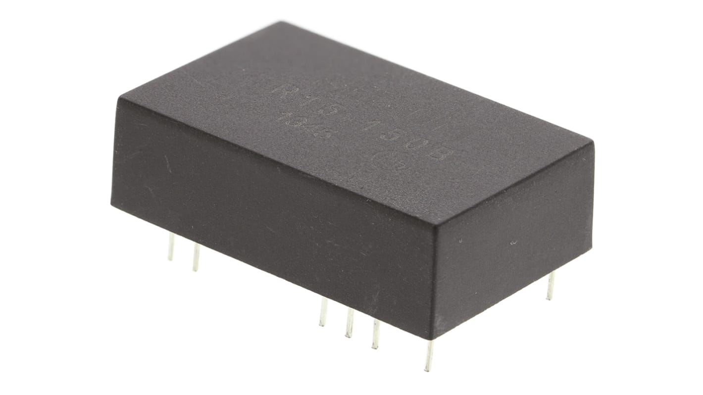 Recom R15 DC-DC Converter, 95 → 210V dc/ 50mA Output, 14 → 17 V dc Input, 5W, Through Hole, +70°C Max