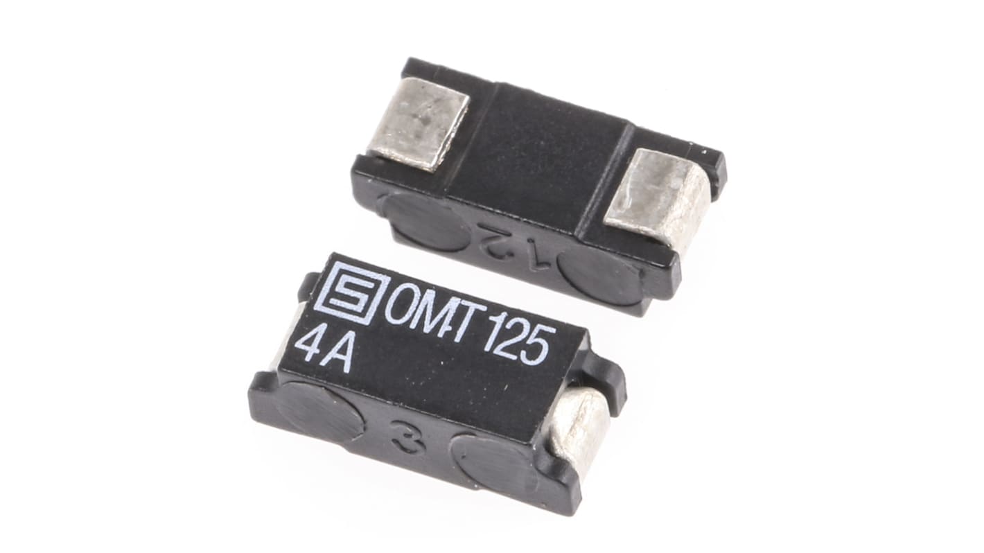 Schurter SMD Non Resettable Fuse 4A, 125V ac/dc