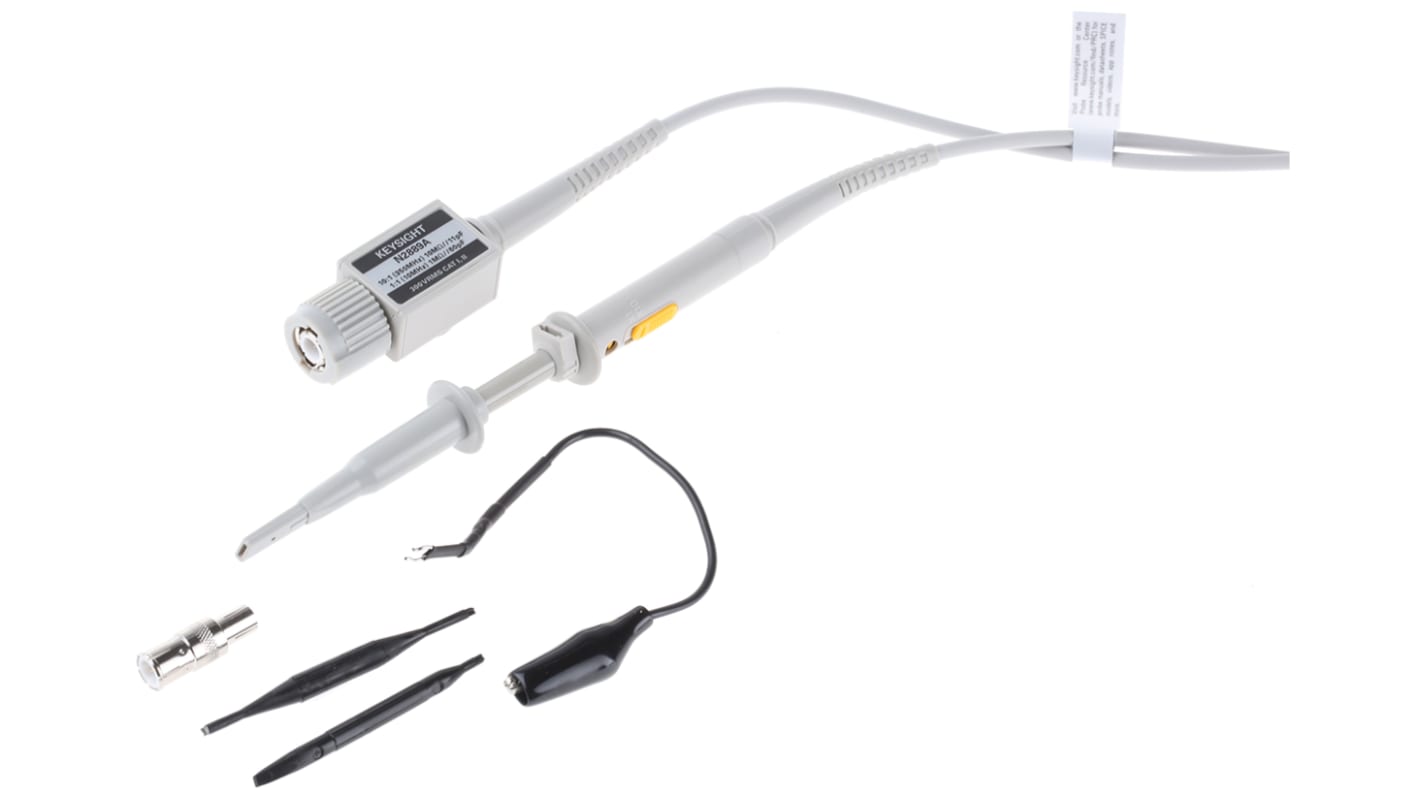 Keysight Technologies N2889A 电压示波器探头, BNC接口, 350MHz, CAT I 150V安全等级, N28XXA/B系列