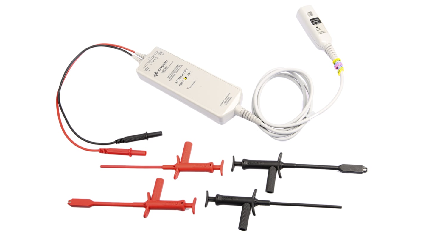 Keysight Technologies N2790A 差分示波器探头, BNC接口, 最大共模输入1.4kV, 100MHz, CAT II 1000V安全等级, N系列