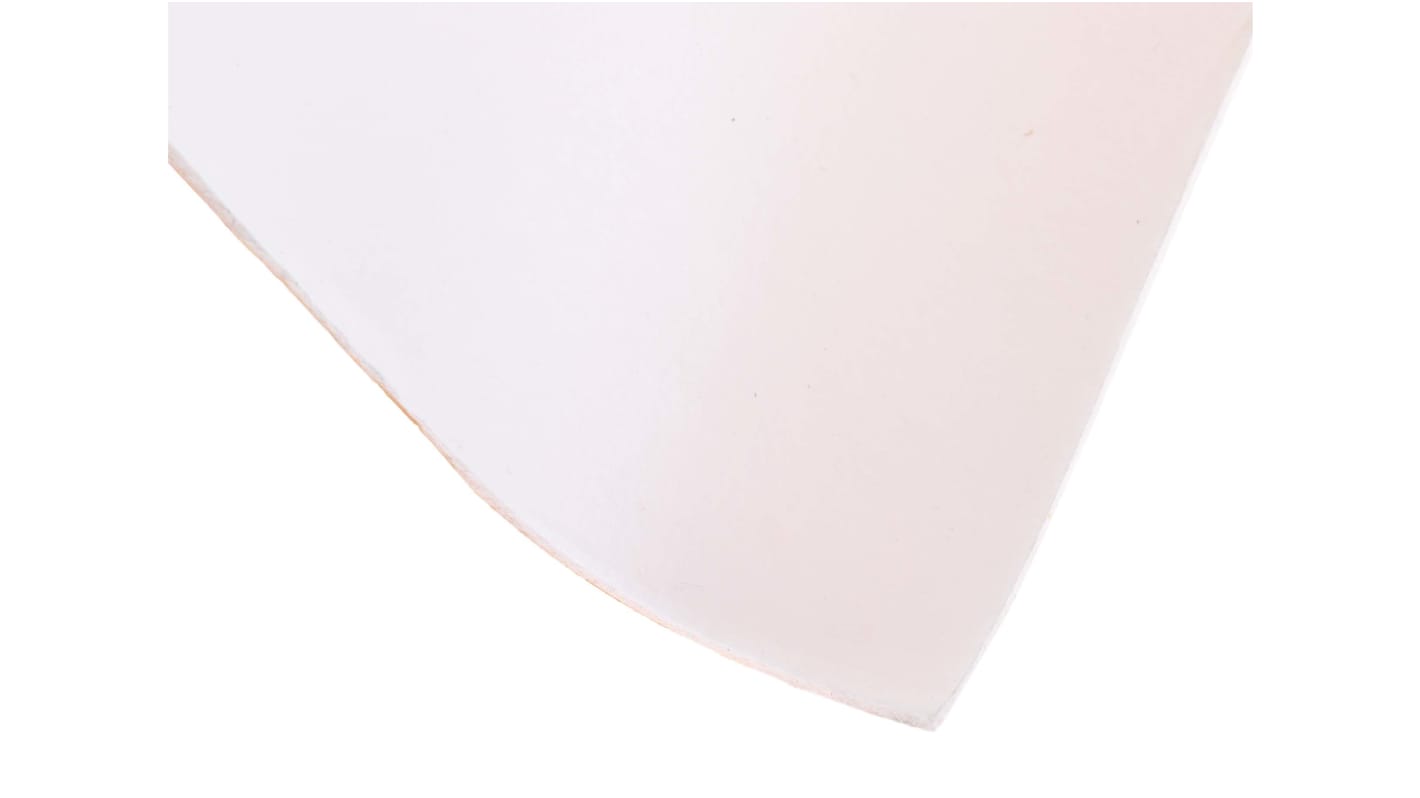 RS PRO White Silicone Rubber Sponge Sheet, 1m x 600mm x 1.5mm
