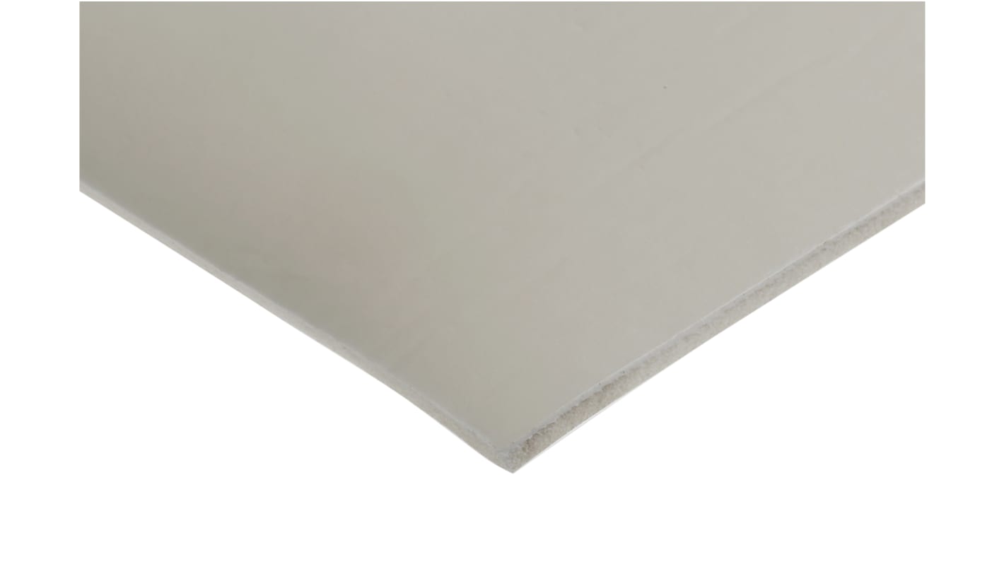 RS PRO White Silicone Rubber Sponge Sheet, 1m x 600mm x 3mm, -60°C to 200°C