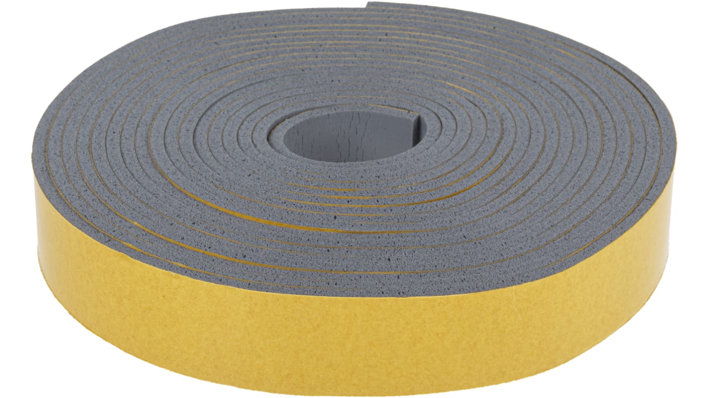 RS PRO Grey Foam Tape, 25mm x 5m, 3.2mm Thick