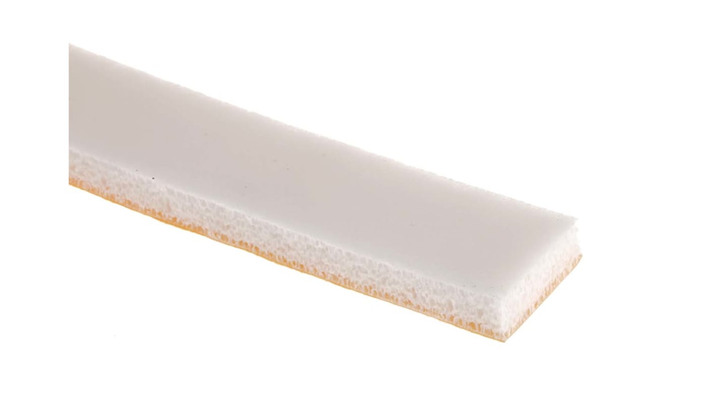 RS PRO White Foam Tape, 15.0mm x 6.0m, 4.80mm Thick