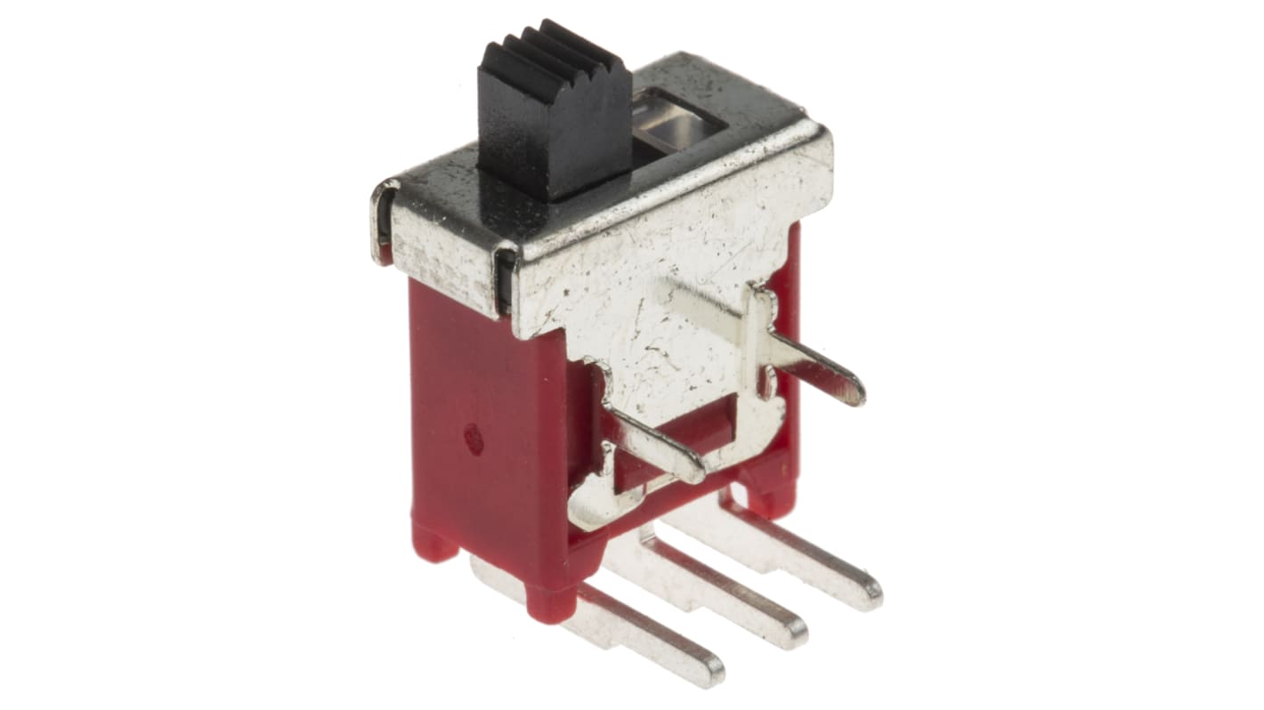 RS PRO PCB Slide Switch SPDT On-Off-On 3 A @ 120 V ac Side