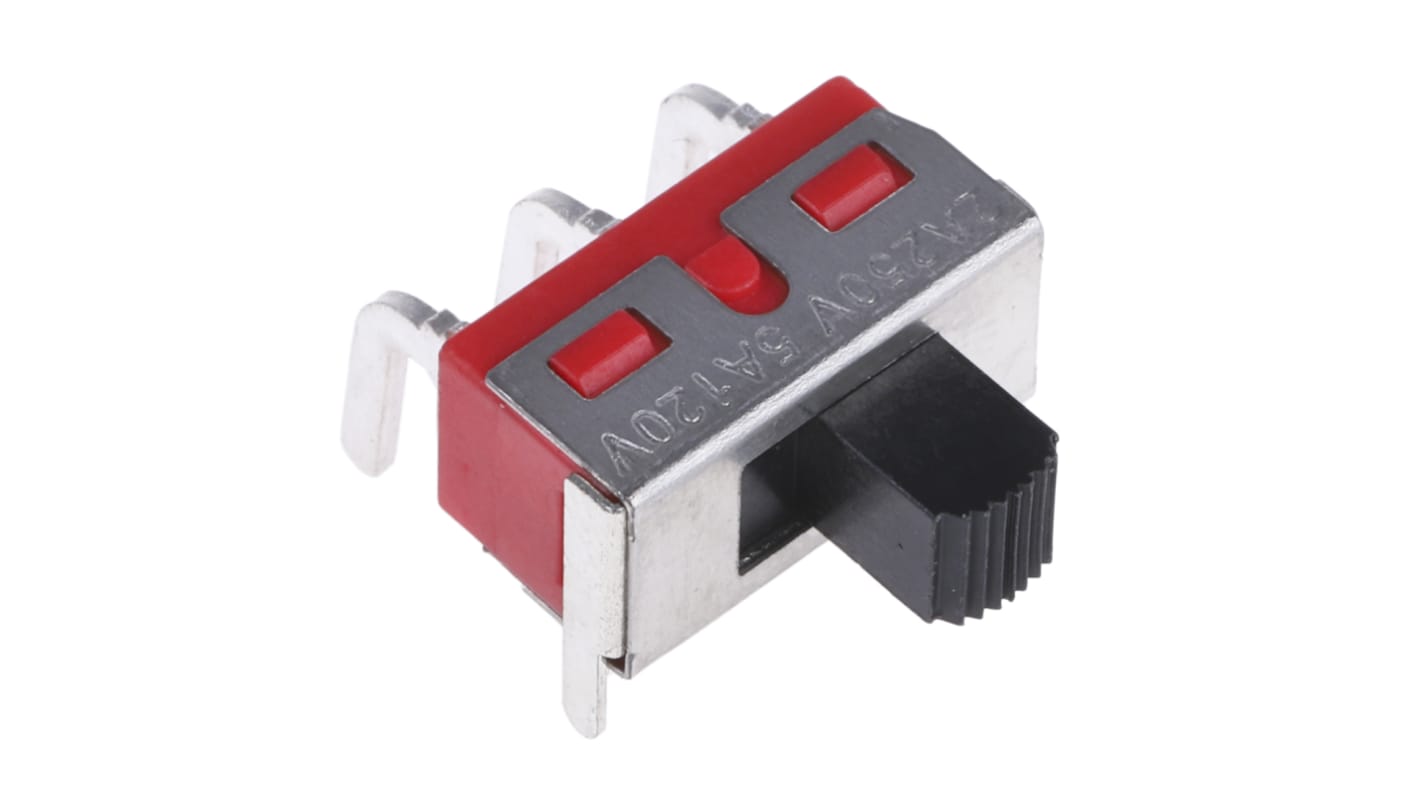 RS PRO SPDT拨动开关, 闭锁操作, PCB安装, 5 A @ 28 V 直流, 28V 直流
