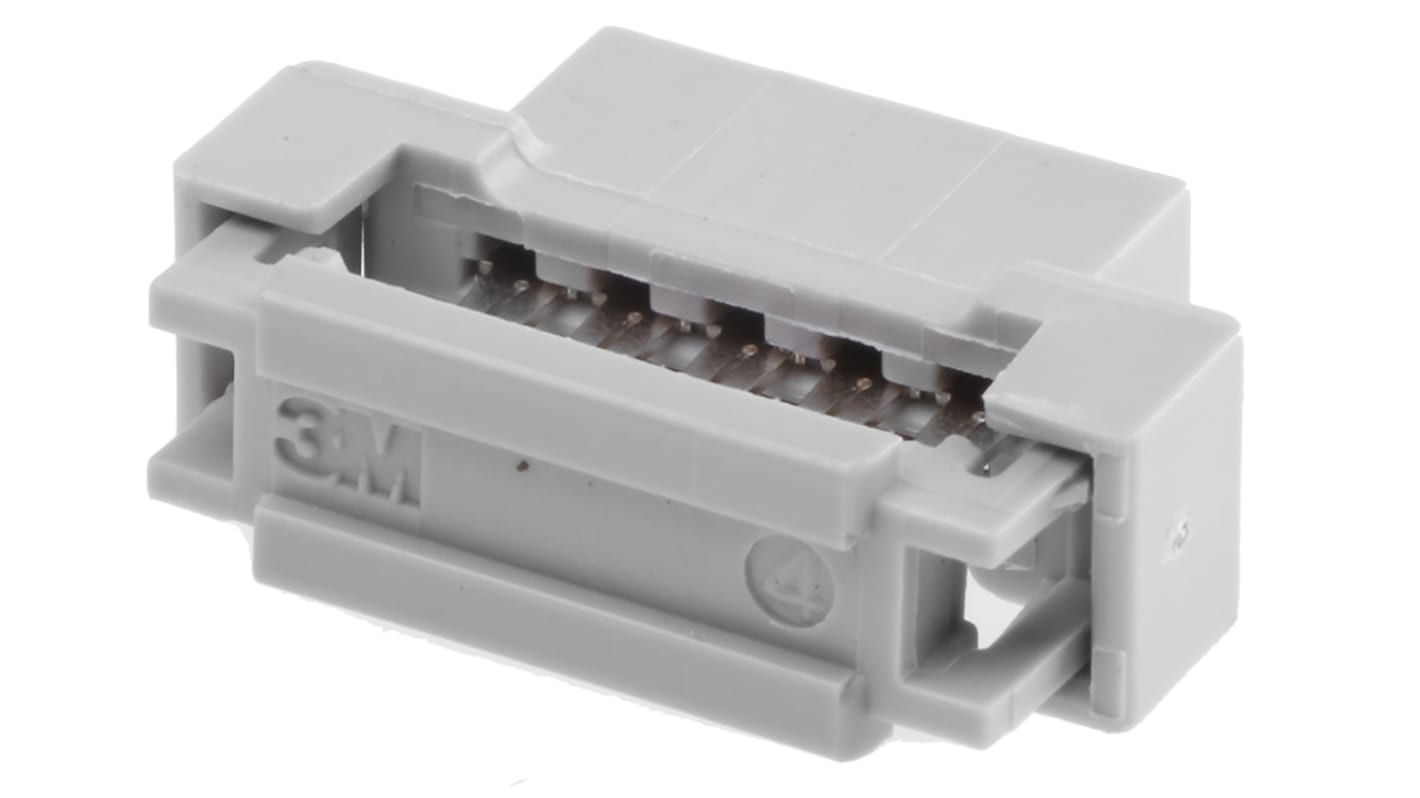 3M 10-Way IDC Connector Socket for Cable Mount, 2-Row