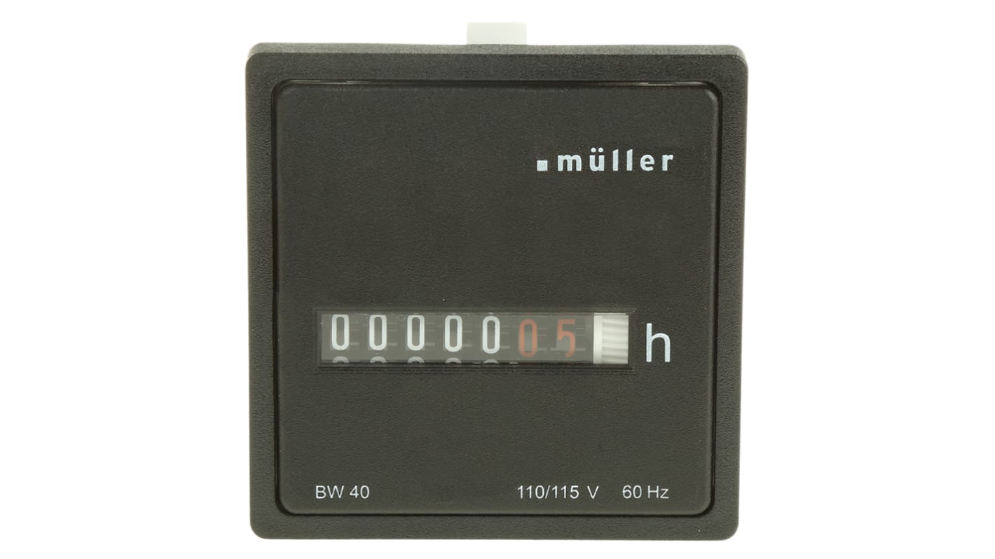 Rs-Online Contatore Muller Ore display Meccanico 6 cifre 115 V c.a