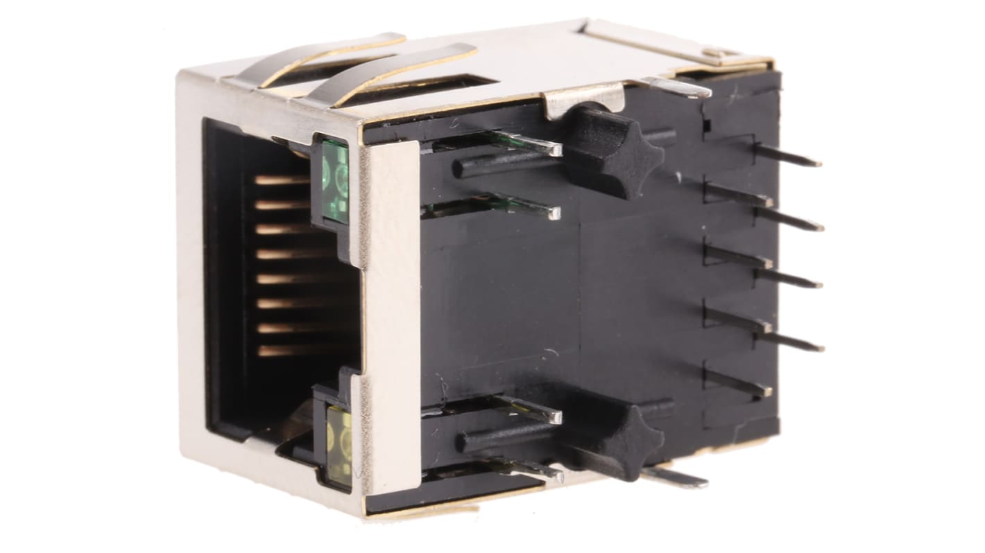 Wurth Elektronik RJ45接口, THT安装
