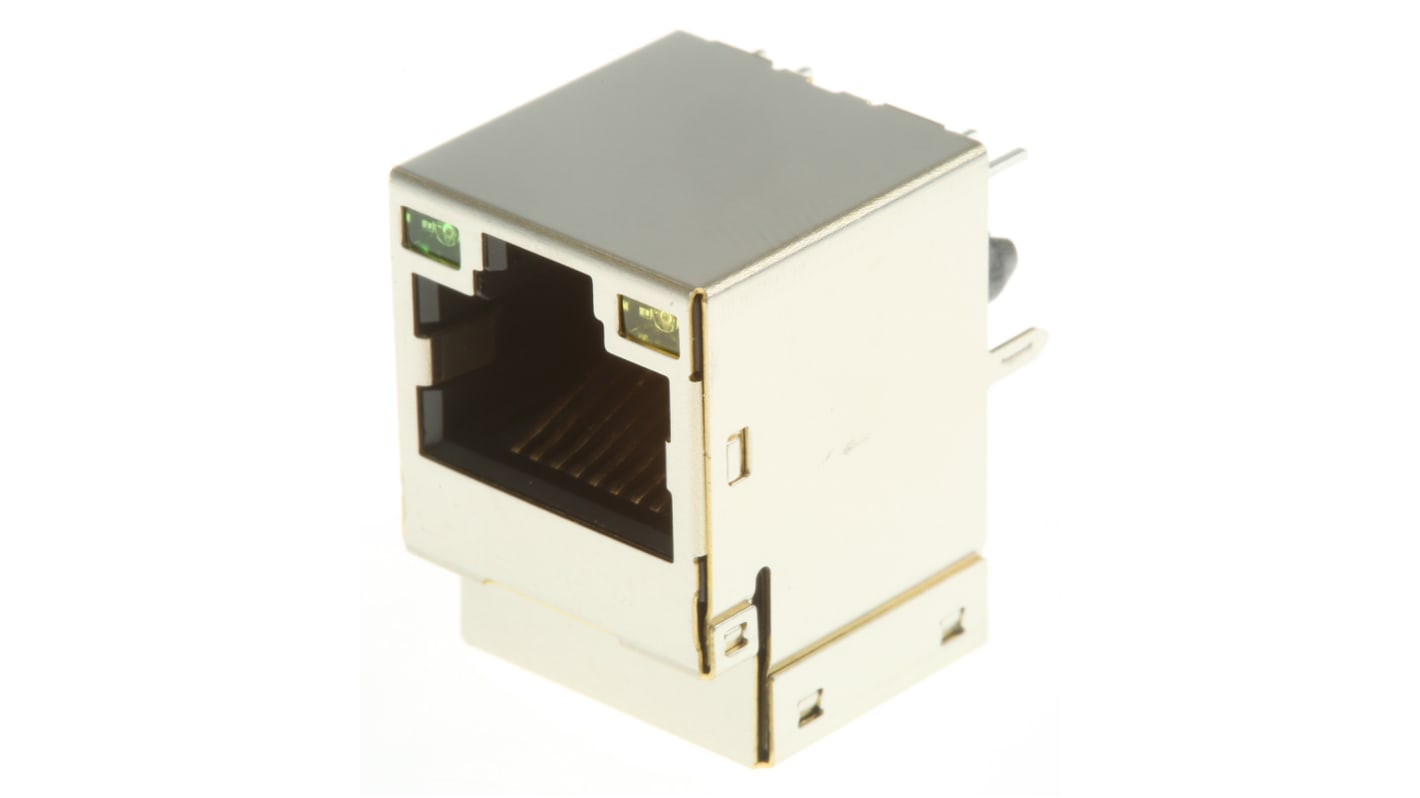 Wurth Elektronik Female RJ45 Connector, PCB Mount