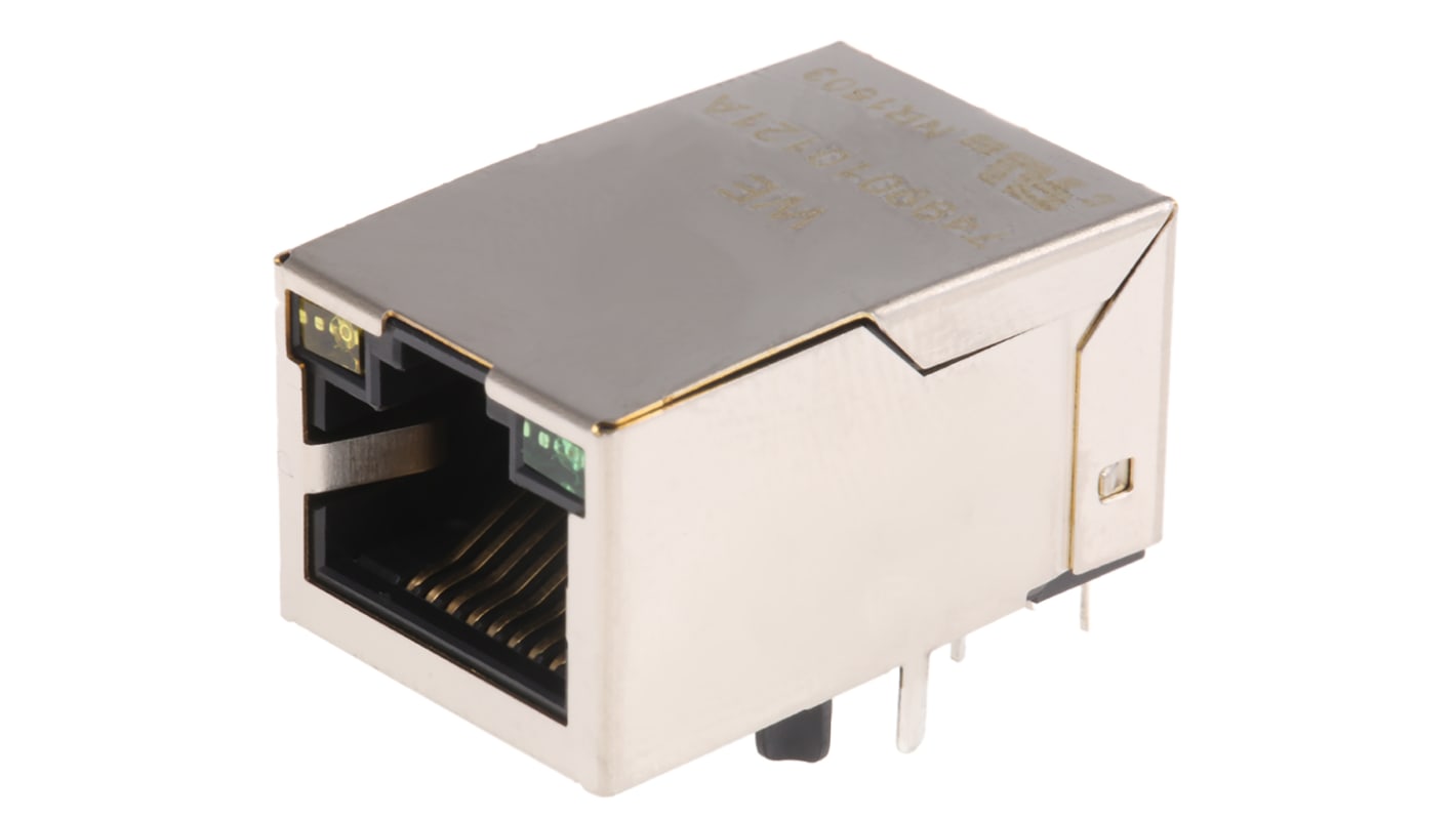 Wurth Elektronik RJ45接口, PCB安装, 8路
