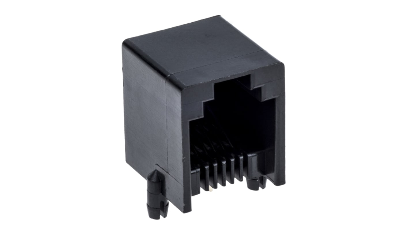 Connettore RJ11 Femmina Wurth Elektronik, 6P6C vie, Montaggio con foro passante