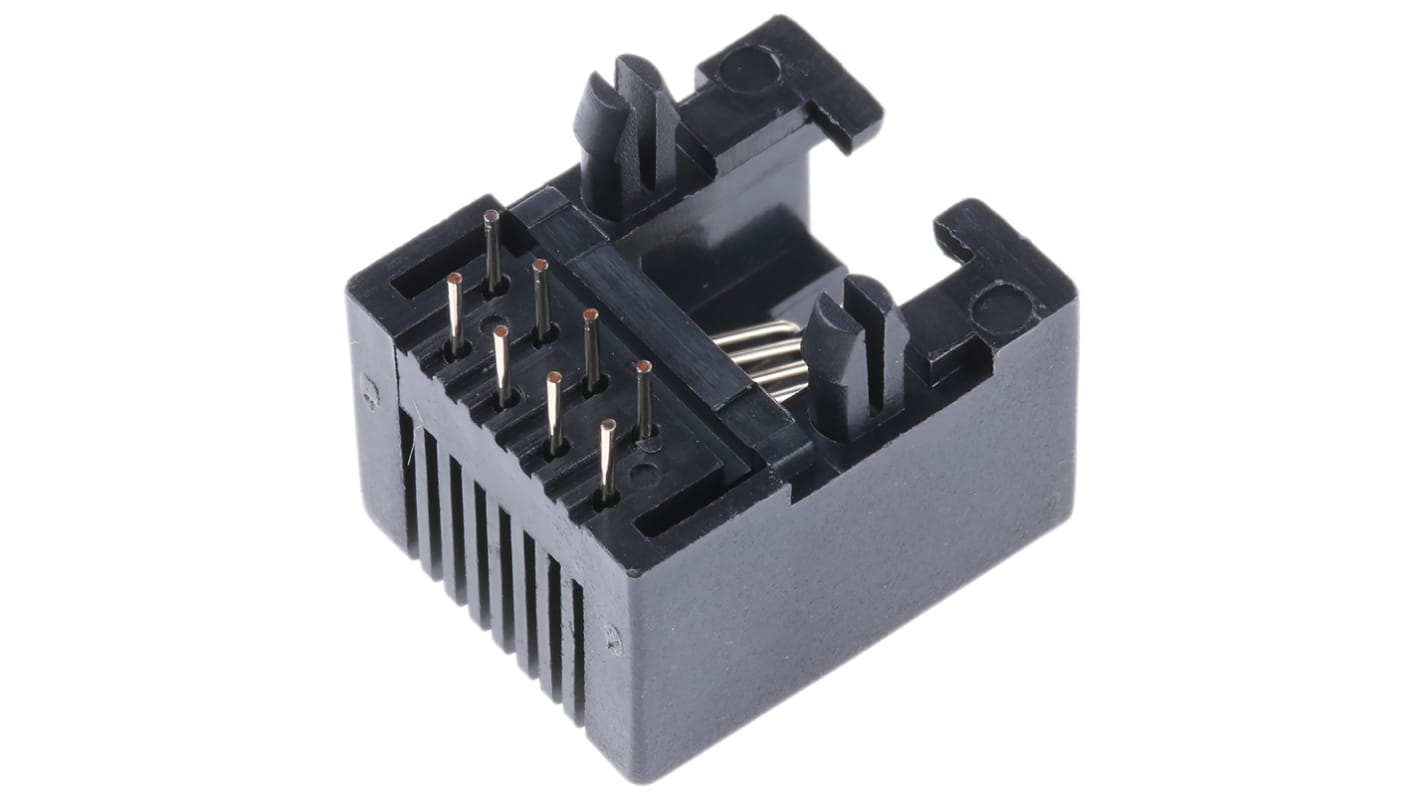 Wurth Elektronik WR-MJ Series Female RJ45 Connector, PCB Mount Right Angle