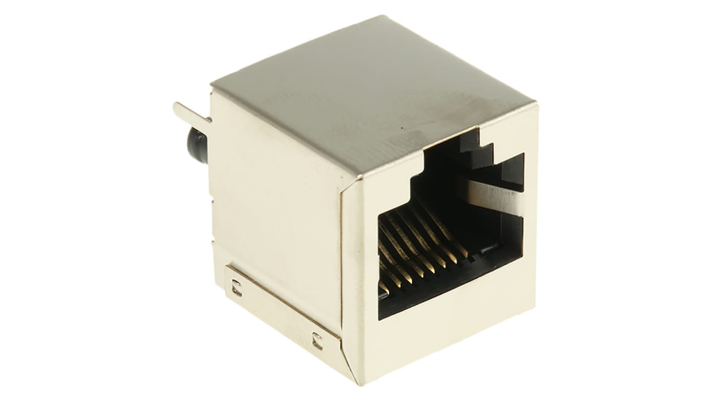 Connettore RJ45 Femmina Wurth Elektronik, Montaggio con foro passante