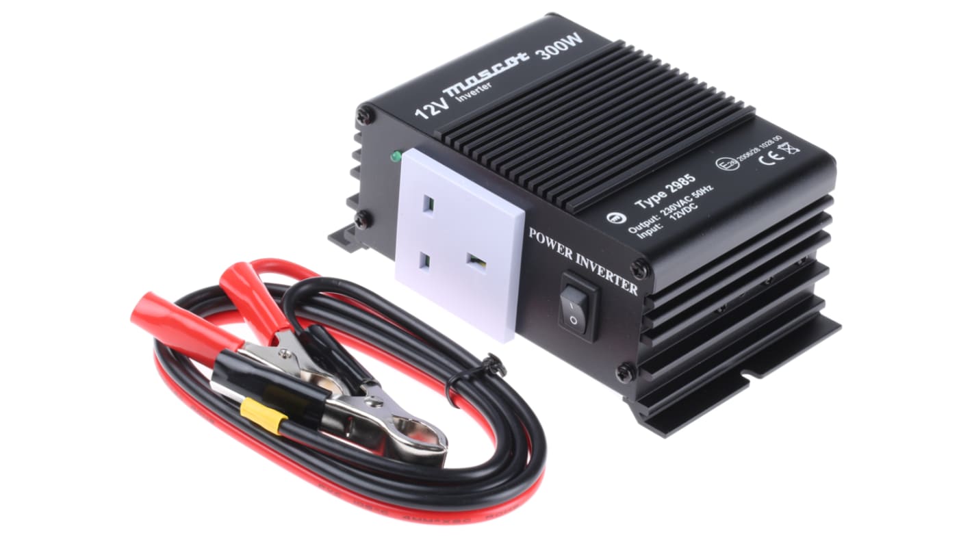 Mascot Quasi Sine Wave 300W Power Inverter, 12V dc Input, 230V ac Output