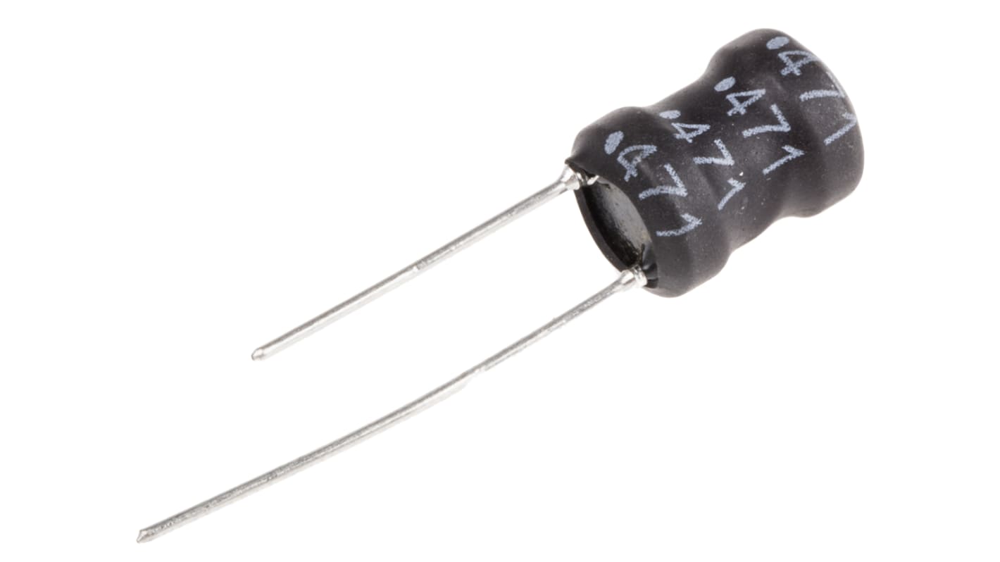 Induttore al piombo Bourns, 470 μH, 500mA, Radiale, 8.7 (Dia.) x 12mm