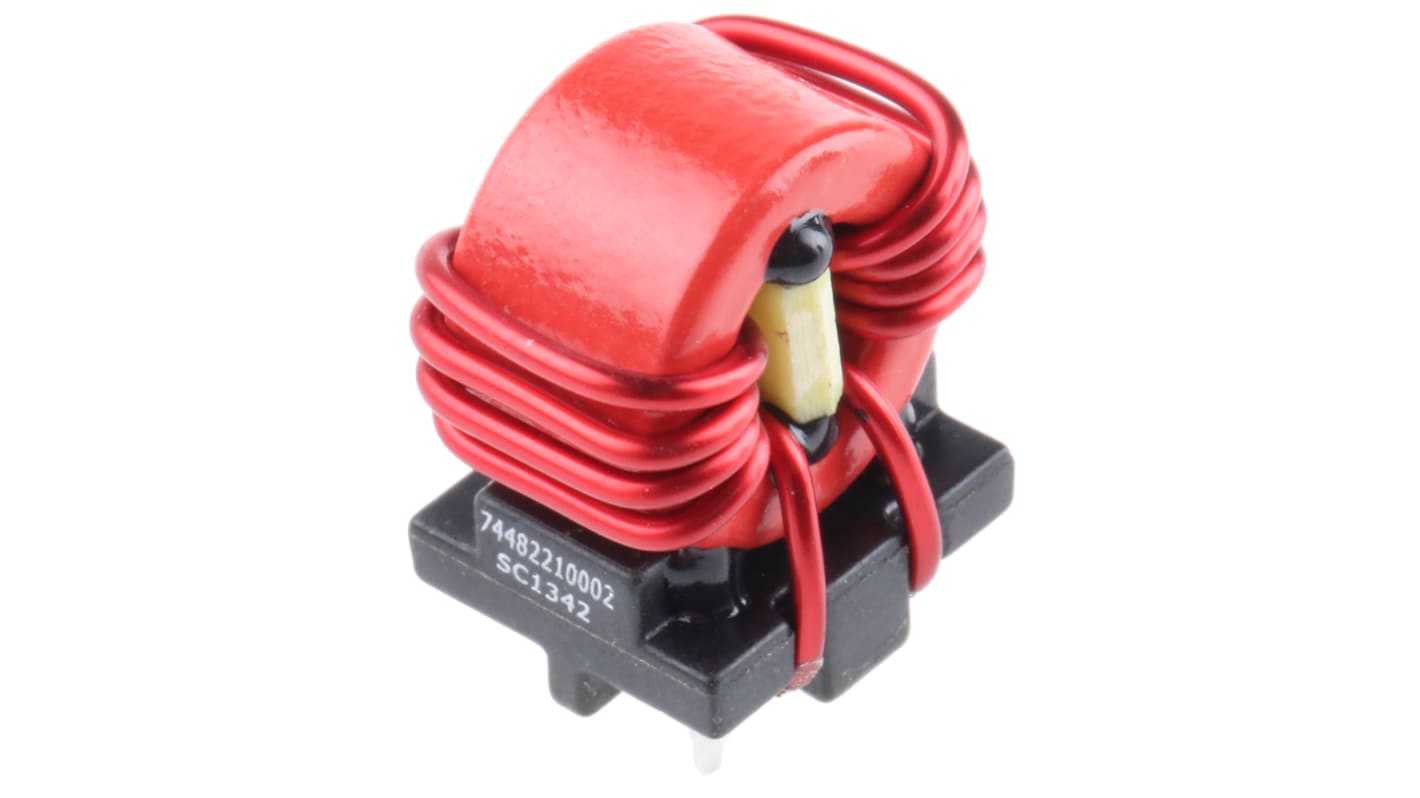 Wurth 175 μH ±30% Common Mode Choke, 10A Idc, 2.7mΩ Rdc 250 V, WE-CMB HC