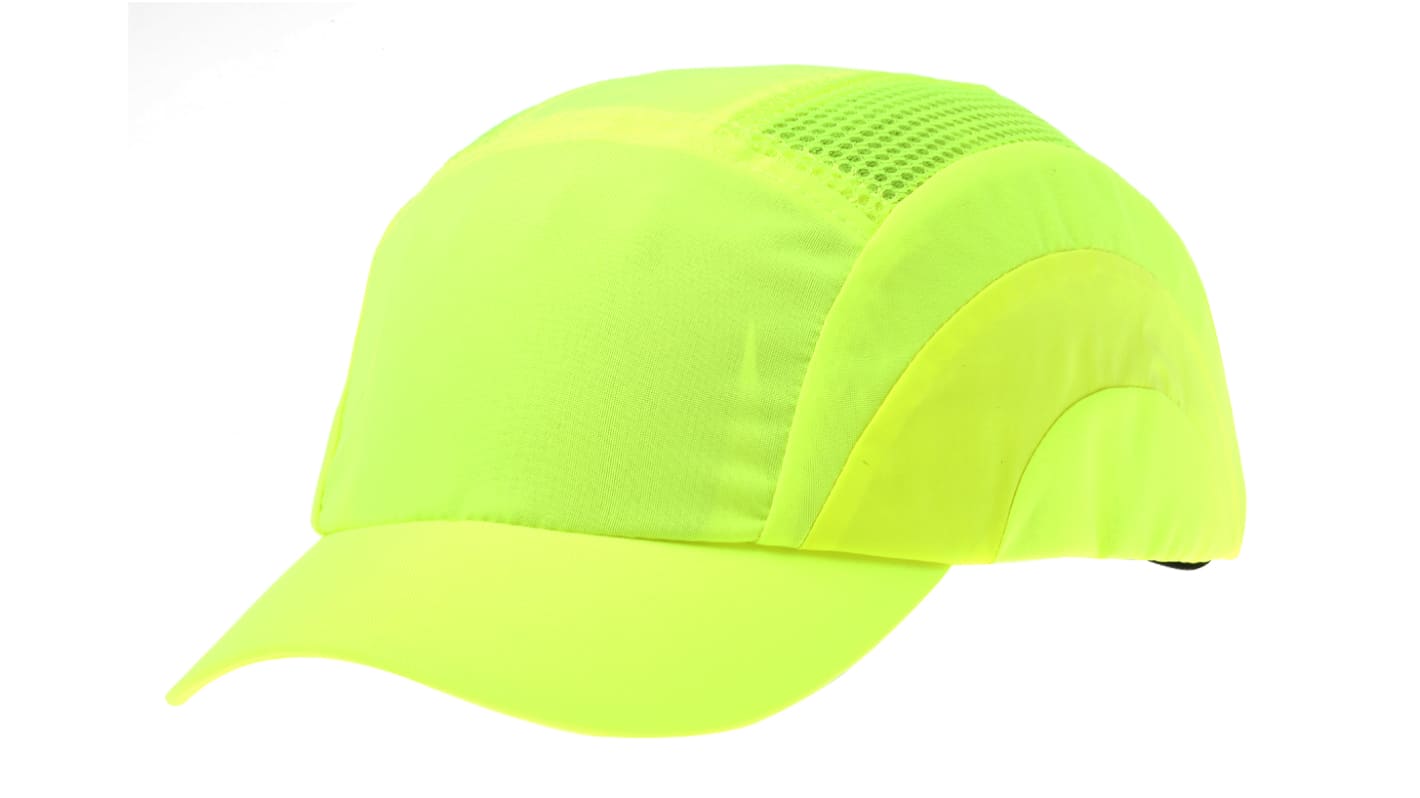 JSP Yellow Short Peaked Safety Cap, HDPE Protective Material