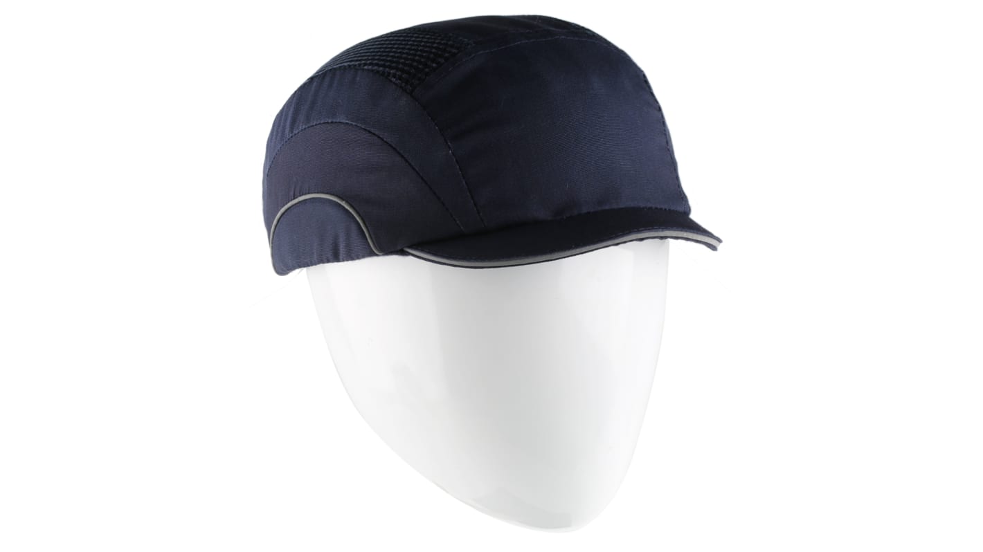 JSP Dark Blue Micro Safety Cap, HDPE Protective Material
