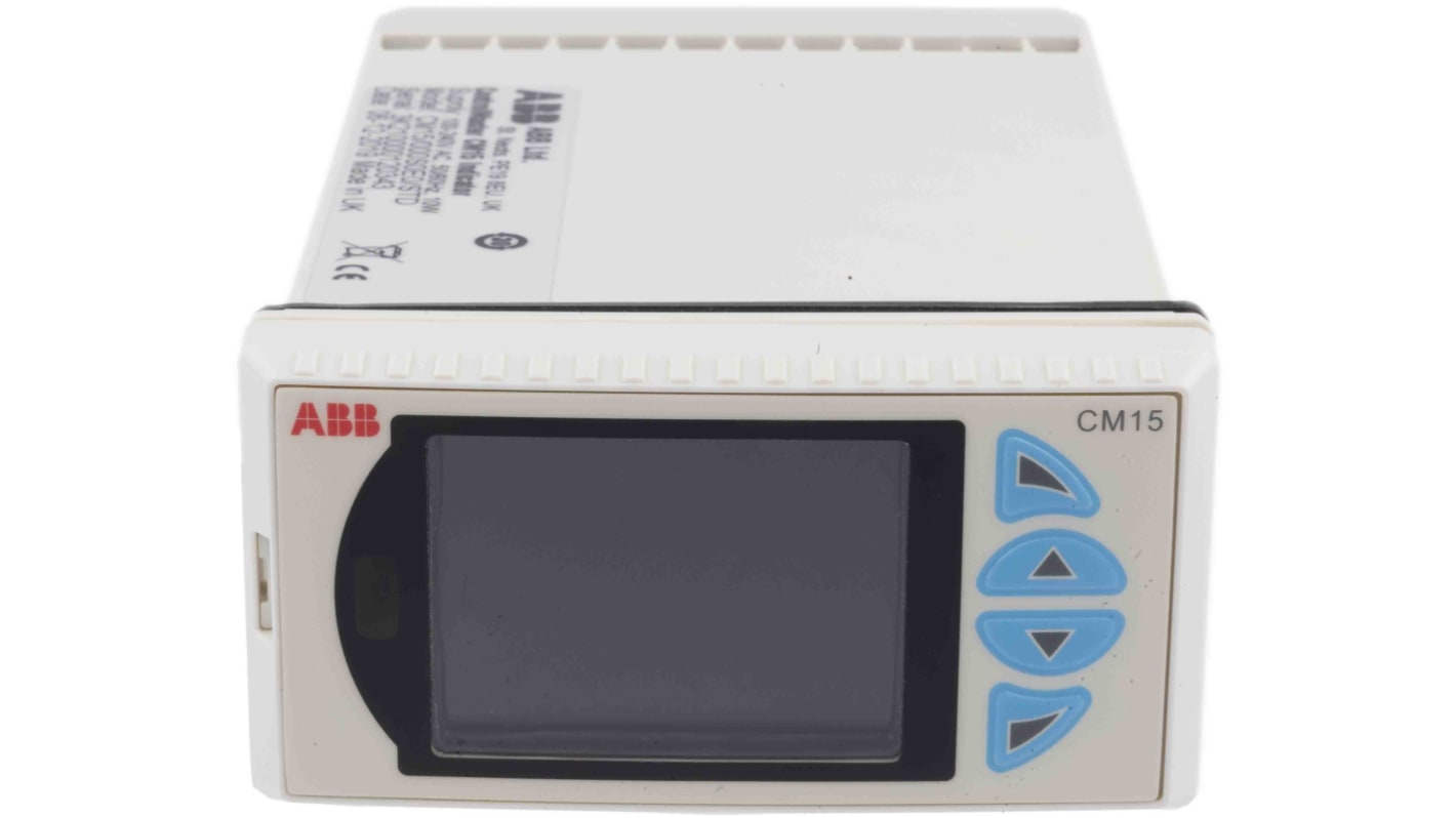 Rs-Online Indicatore di processo ABB CM15 100 → 240 V c.a. 50 x 97mm 2 uscite Analogico relè