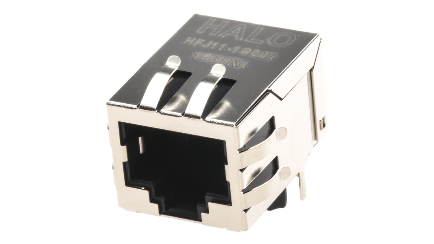Halo Electronics RJ45接口, 单口, 直向, FastJack系列
