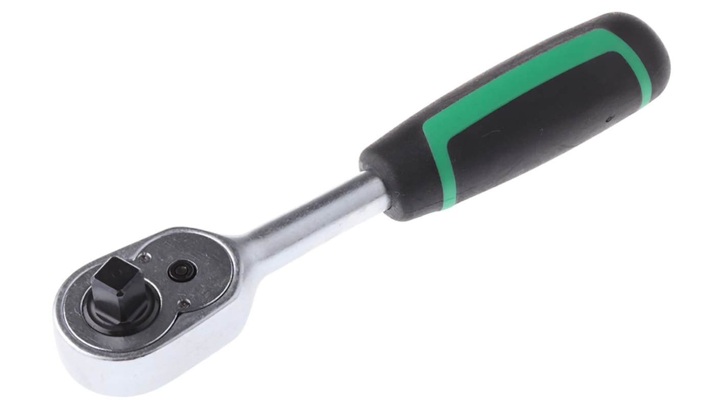 STAHLWILLE 1/4 in Square Ratchet with Ratchet Handle, 117 mm Overall