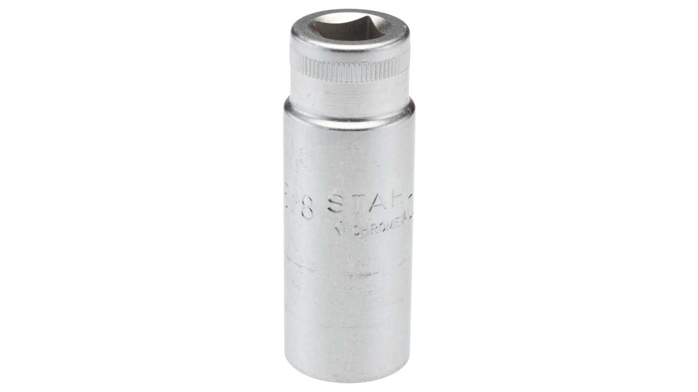 STAHLWILLE 3/8 in Drive 5/8in Deep Socket, 12 point, 60 mm Overall Length