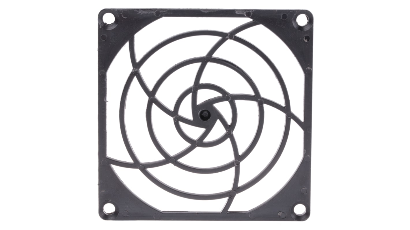 RS PRO PBT Finger Guard for 92mm Fans, 82.5mm Hole Spacing, 92 x 92mm