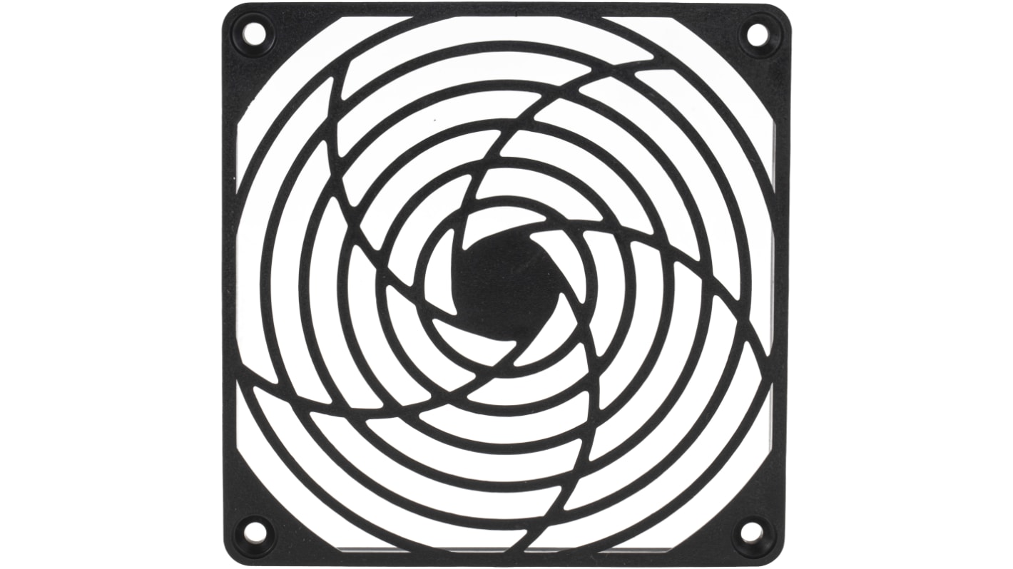 RS PRO PBT Finger Guard for 120mm Fans, 104.8mm Hole Spacing, 120 x 120mm