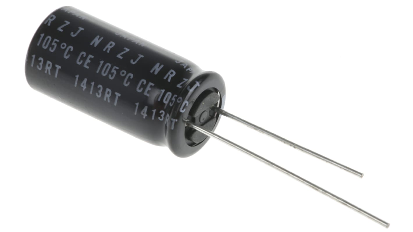 NIC Components NRZJ, THT Elektrolyt Kondensator 1000μF ±20% / 25V dc, Ø 10mm x 20mm, bis 105°C