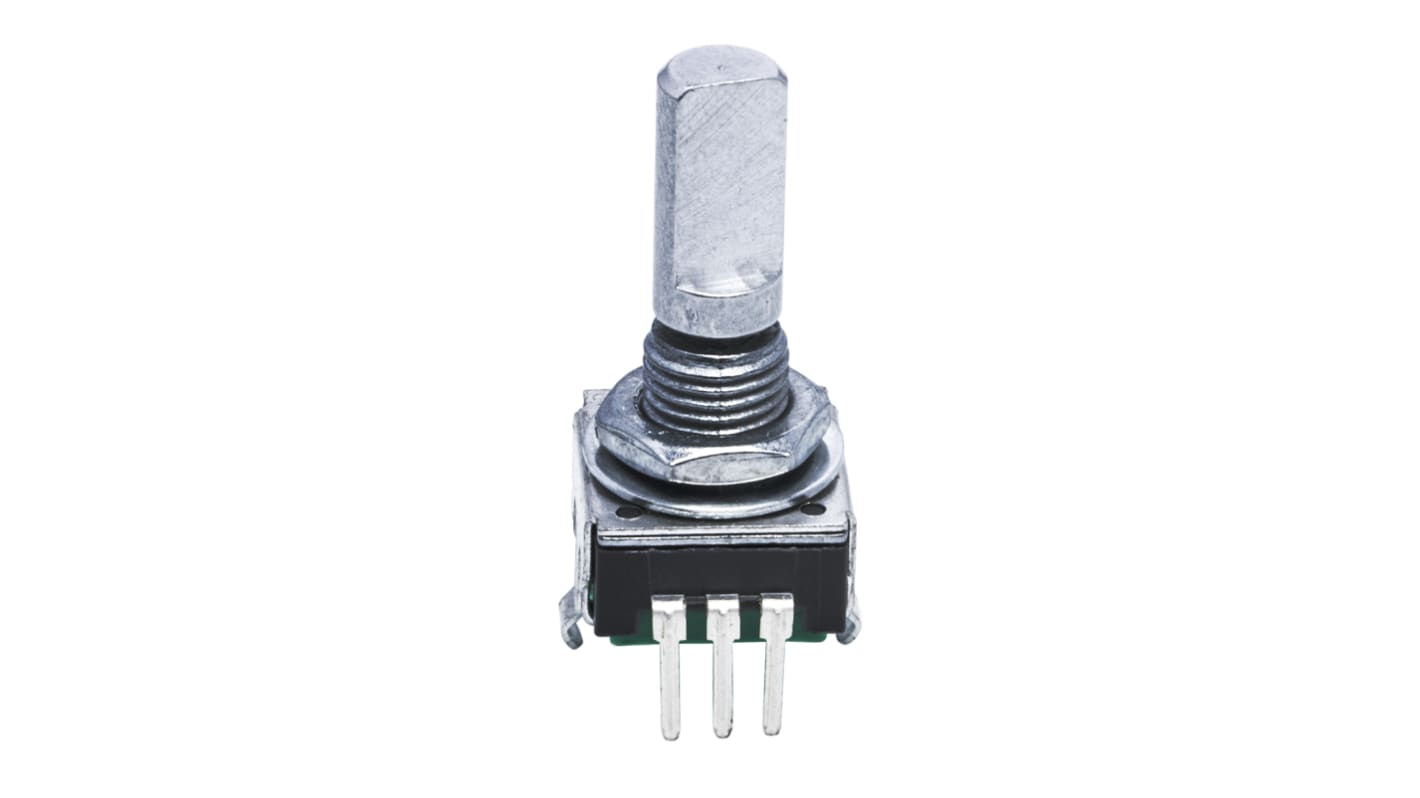 Bourns 12 Pulse Incremental Mechanical Rotary Encoder with a 6 mm Flat Shaft (Not Indexed)