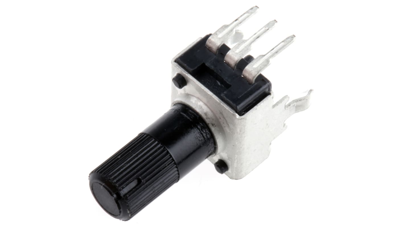 Bourns PTV09 THT, Tafelmontage  Dreh Potentiometer 100kΩ ±20% / 0.05W , Schaft-Ø 6 mm