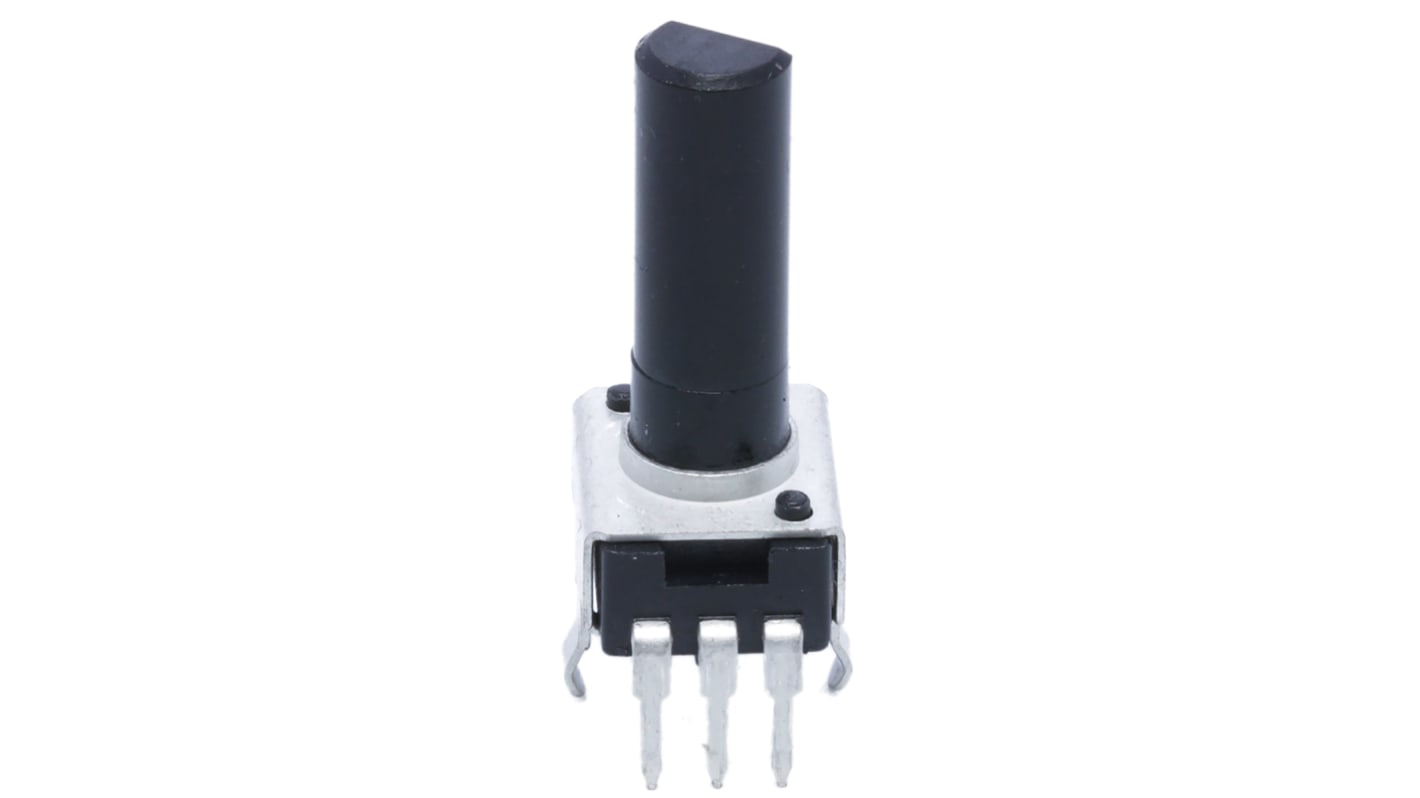 Bourns PTV09 THT, Tafelmontage  Dreh Potentiometer 5kΩ ±20% / 0.05W , Schaft-Ø 6 mm