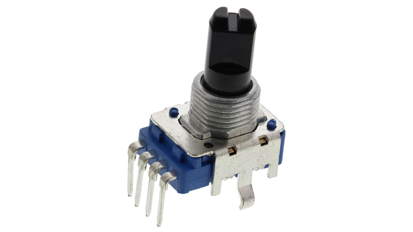 Bourns PTV THT, Tafelmontage  Dreh Potentiometer 10kΩ ±20% / 0.05W , Schaft-Ø 6 mm