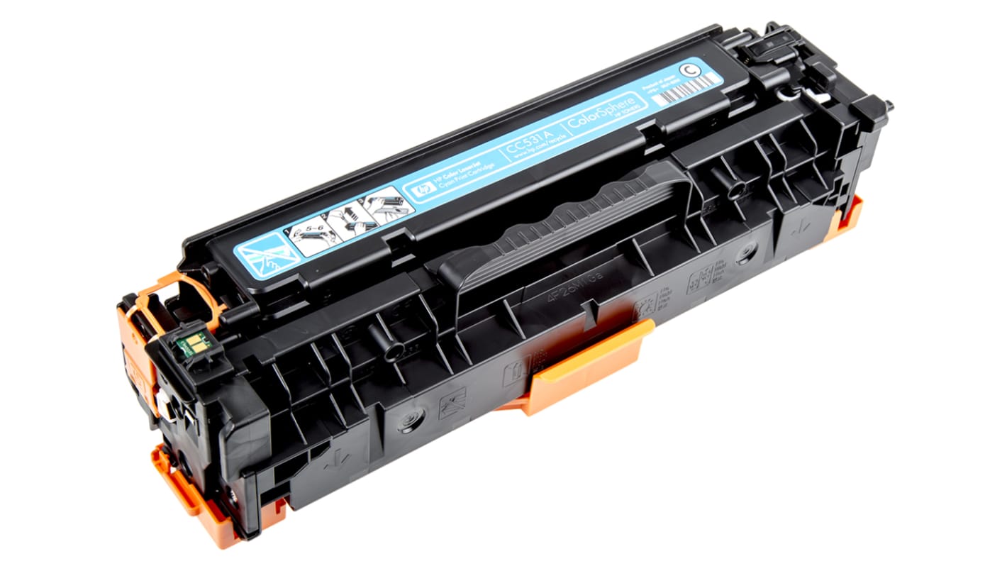 Hewlett Packard CC531A Cyan Toner Cartridge,  HP Compatible