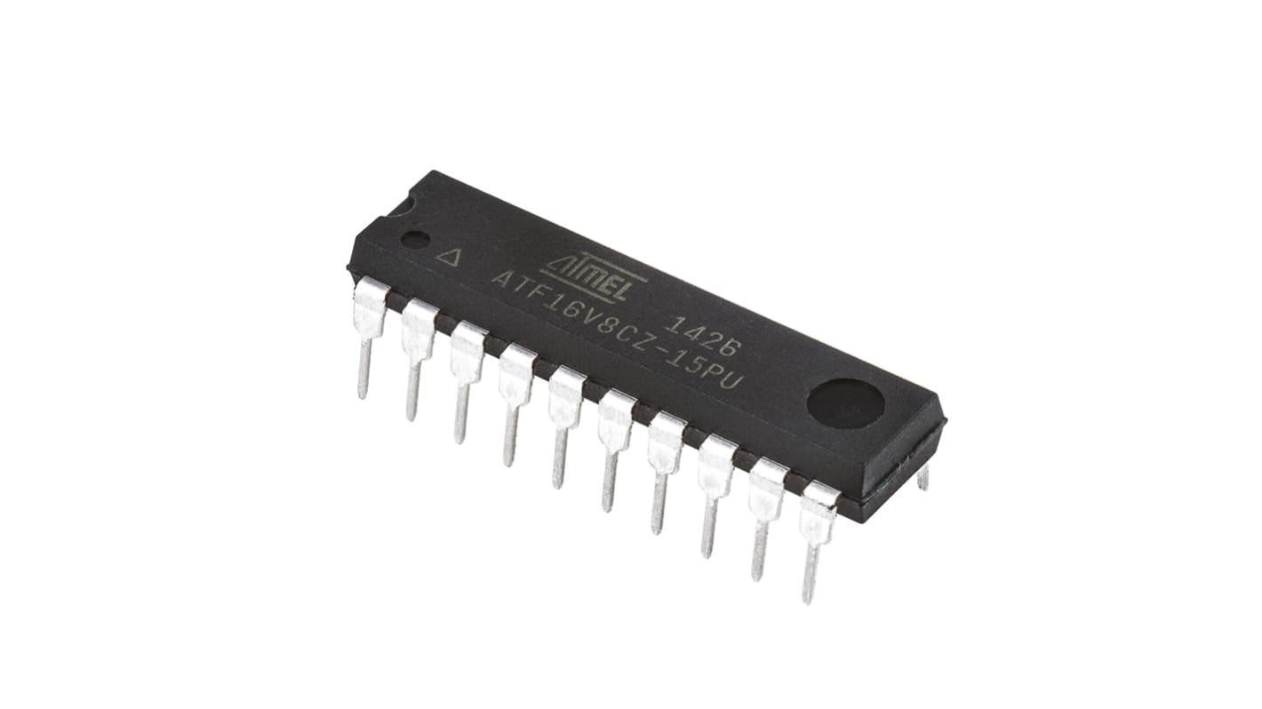 Microchip SPLD (Simple Programmable Logic Device) PAL 250 Gates 8 Makrozellen 8 I/O 50MHz 15ns EECMOS 4,5 →