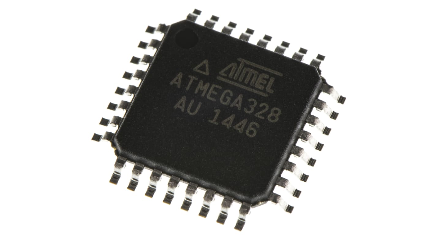 Microchip ATMEGA328-AU, 8bit AVR Microcontroller, ATmega, 20MHz, 32 kB Flash, 32-Pin TQFP