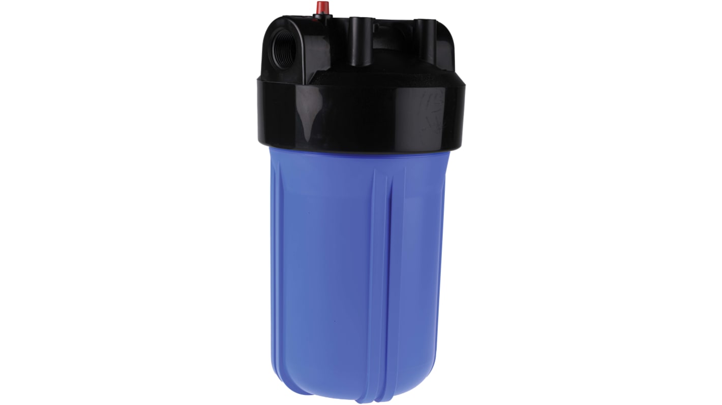 Pouzdro vysokoprůtokového vodního filtru barva Černá/modrá 1in BSP RS PRO