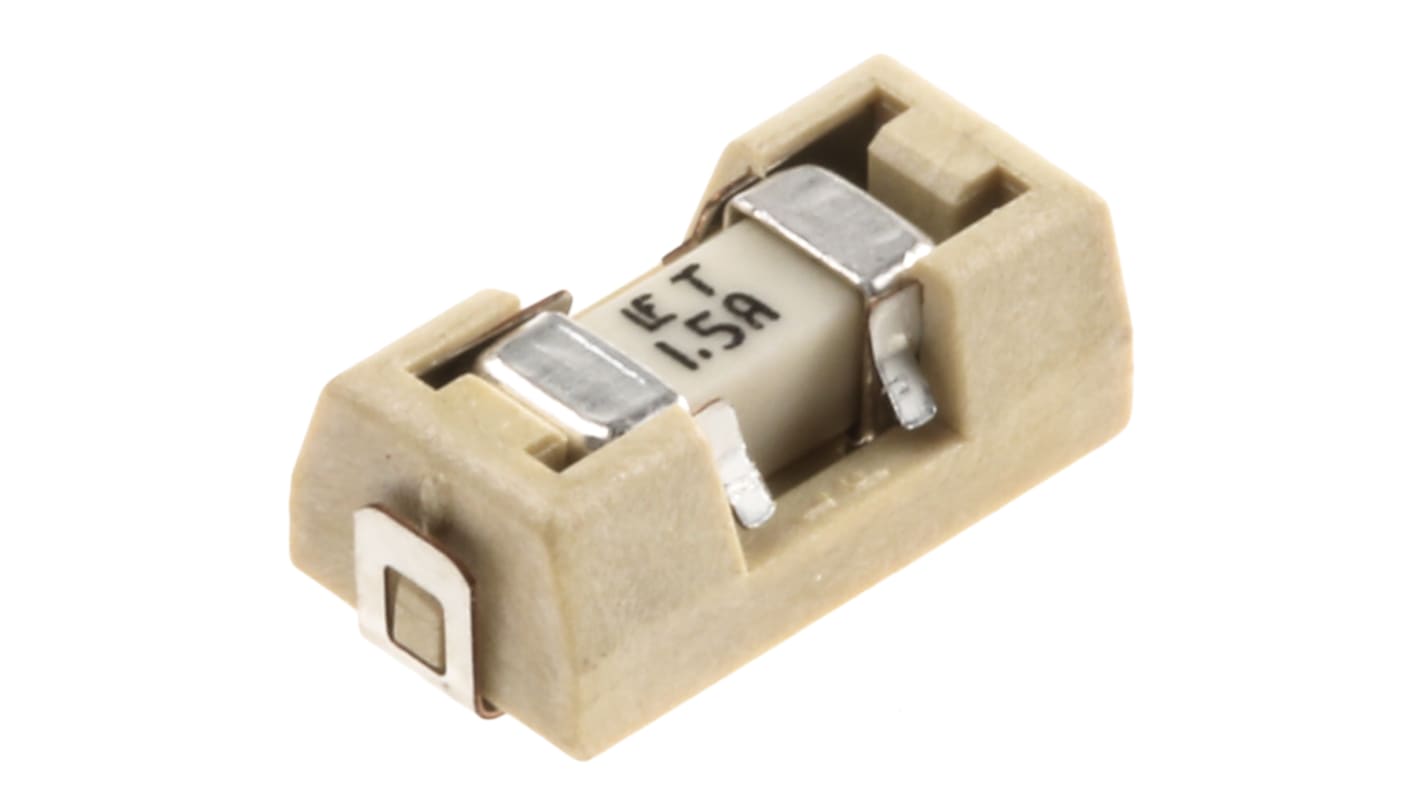 Littelfuse, Ikke-selvnulstillende sikring, 1.5A, Reaktionshastighed: T 125V