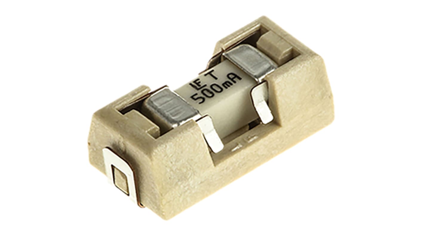 Littelfuse ノンリセッタブルヒューズ 500mA, 125V 0154.500DRT