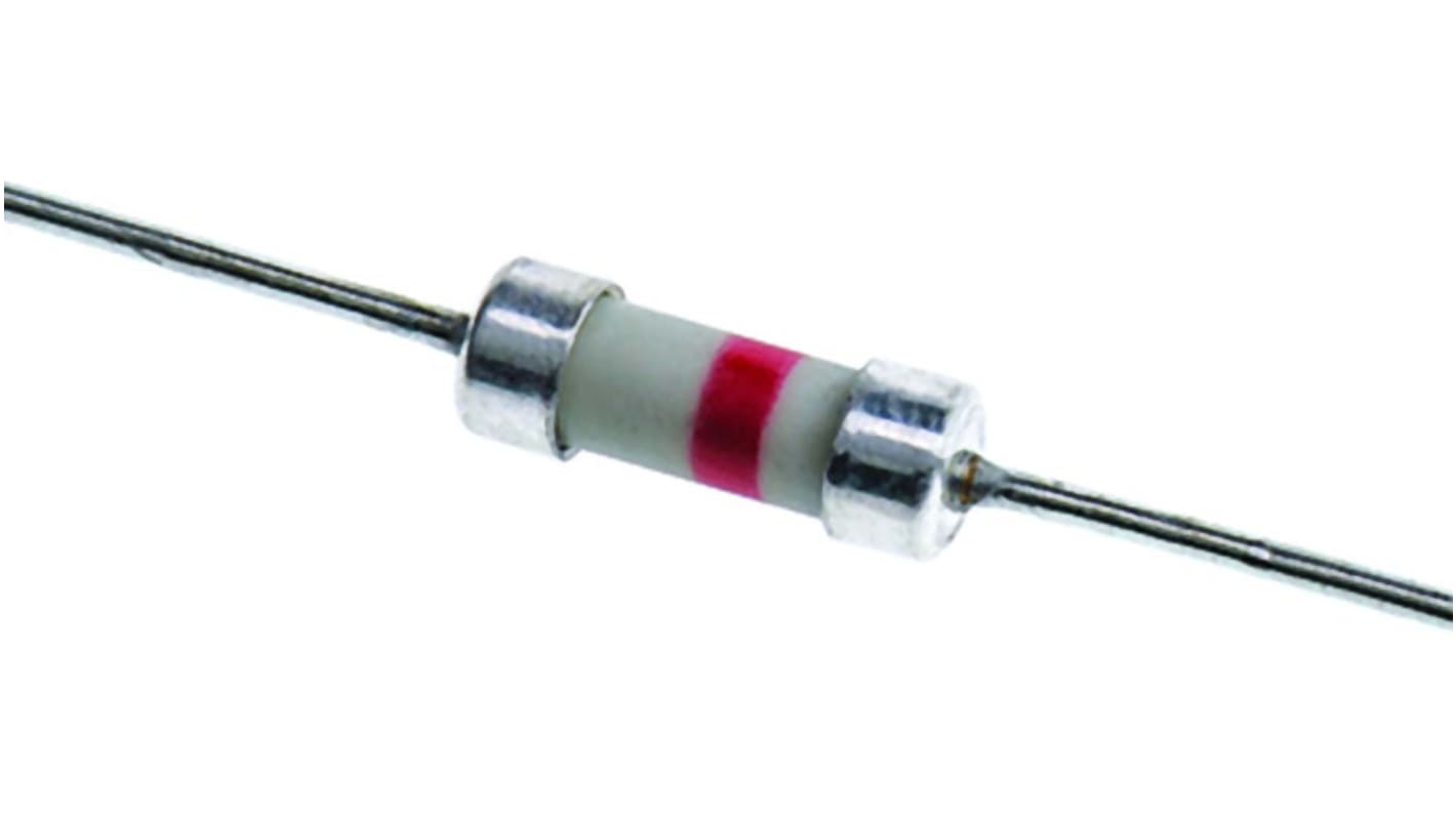 Littelfuse 100mA F Ceramic Cartridge Fuse, 3 x 8.4mm