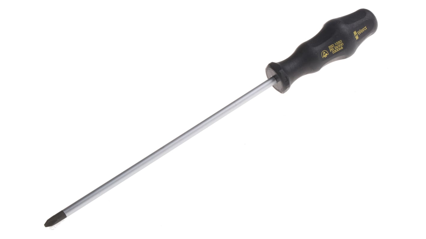 Wera PH2 PHILLIPS® Standard-Schraubendreher, 298 mm / Klinge 200 mm