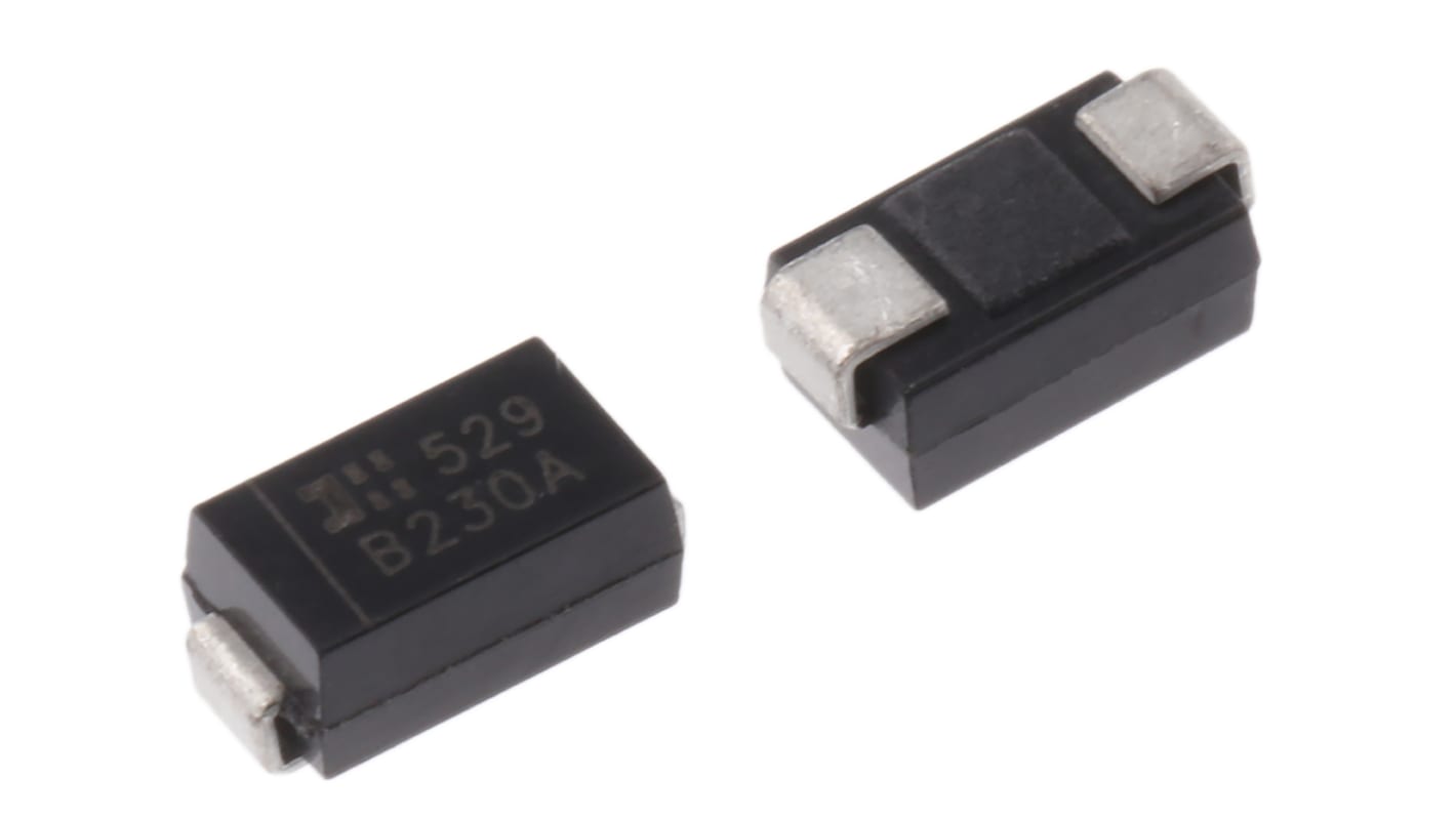 DiodesZetex 整流ダイオード, 2A, 30V 表面実装, 2-Pin DO-214AC (SMA) ショットキーバリア 500mV