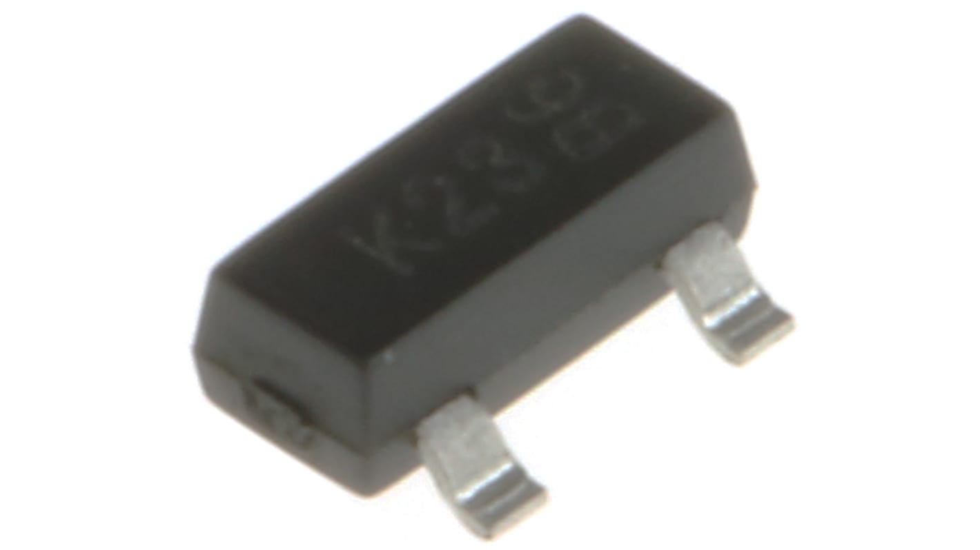 N-Channel MOSFET, 170 mA, 100 V, 3-Pin SOT-23 Diodes Inc BSS123-7-F