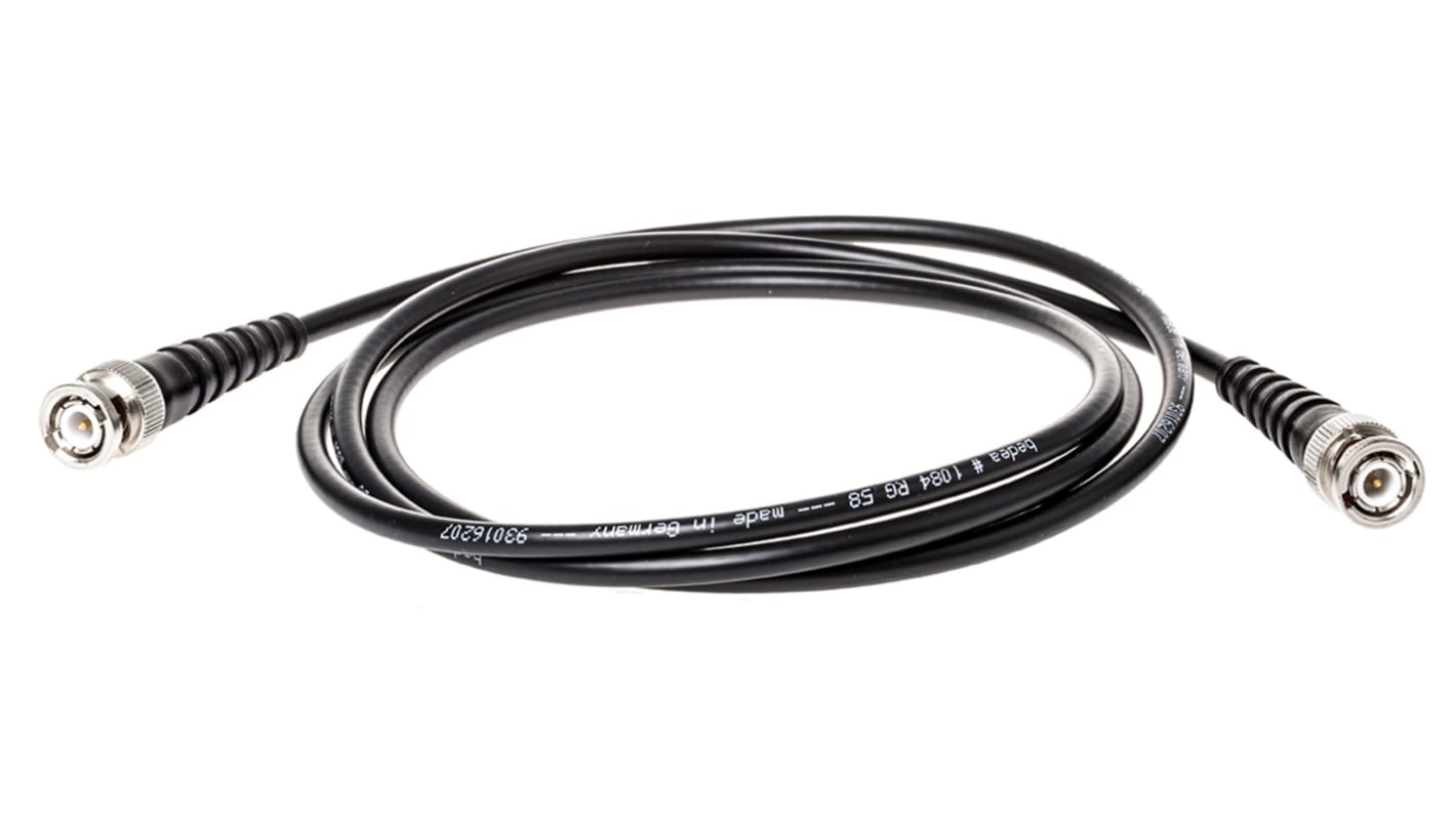 Telegartner RG58C/U Koaxialkabel konfektioniert, 50 Ω, 1.5m, BNC / BNC