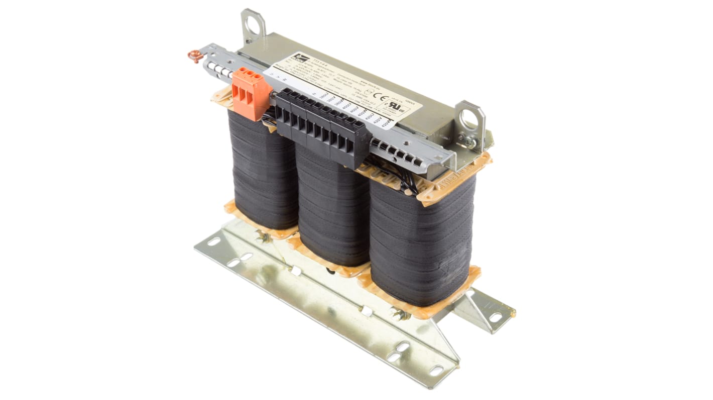 Block Transformator für Chassismontage 3 x 400V ac 3 x 400V ac / 1kVA 267 x 215 x 125mm