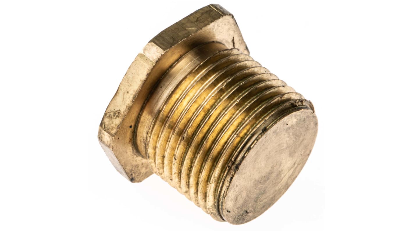 Kopex Stopping Plug, Conduit Fitting, 20mm Nominal Size, M20, Brass